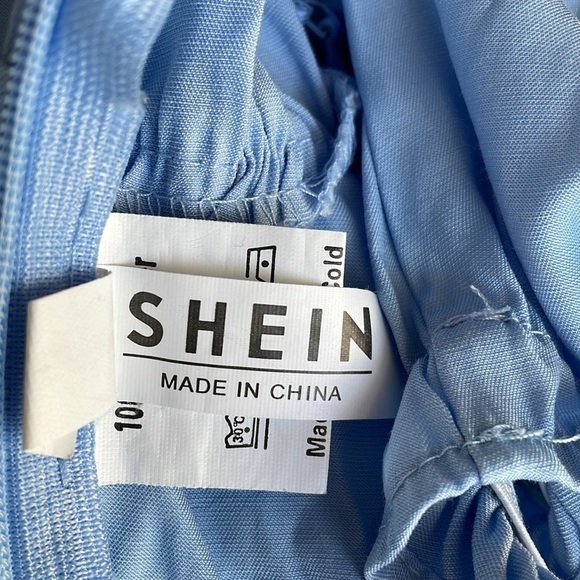 Shein Blue Cropped Top - Picture 5 of 6